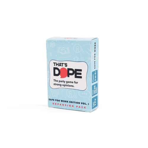 That's Dope: Safe For Work Edition